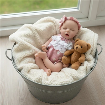 Baby Girl Silikona Reborn Doll